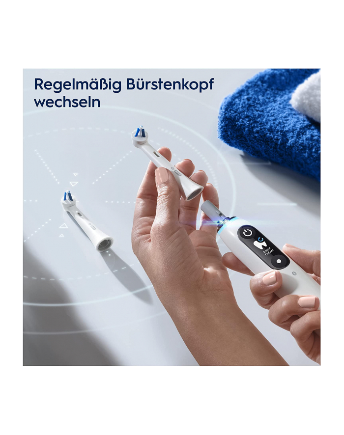 Braun Oral-B brush heads iO Specialized Clean 2er (Kolor: BIAŁY) główny