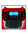 Einhell TC-RA 18 Li BT - Solo, construction site radio (red/Kolor: CZARNY, Bluetooth) - nr 4