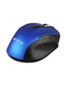 Mysz bezprzewodowa Techly 800/1200/1600dpi optyczna niebieska - nr 2