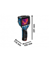 bosch powertools Bosch thermal imaging camera GTC 600 C Professional, 12V, thermal detector (blue/Kolor: CZARNY, Li-ion battery 2.0Ah, L-BOXX) - nr 6