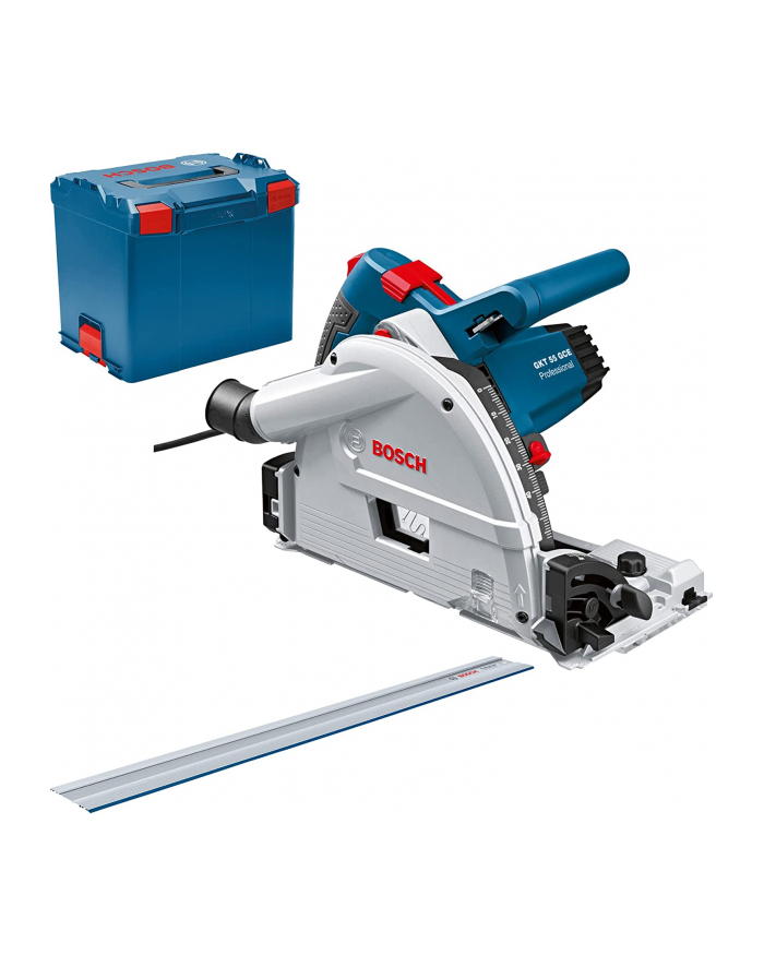 bosch powertools Bosch Plunge saw GKT 55 GCE Professional, with FSN 1400, hand-held circular saw (blue, 1,400 watts, L-BOXX) główny