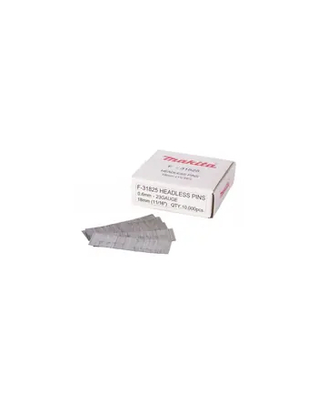 Makita pins F-31825, for pintacker, 0.6 x 18mm, nail (10,000 pieces)