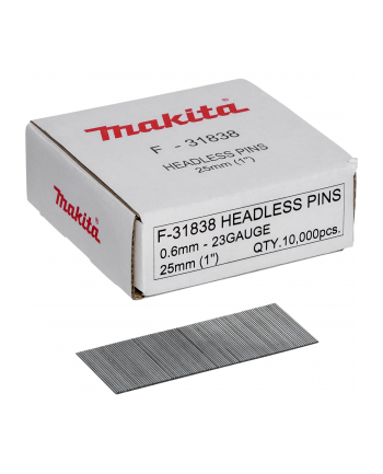 Makita pins F-31838, for pintacker, 0.6 x 25mm, nail (10,000 pieces)