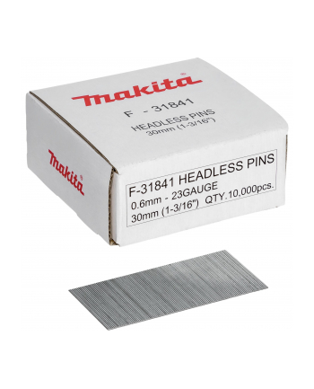 Makita pins F-31841, for pintacker, 0.6 x 30mm, nail (10,000 pieces)