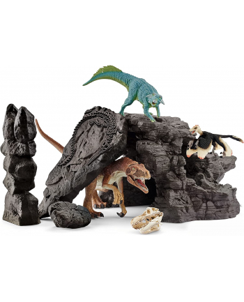 Schleich Dinosaur set with cave, play figure