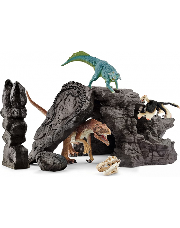 Schleich Dinosaur set with cave, play figure główny