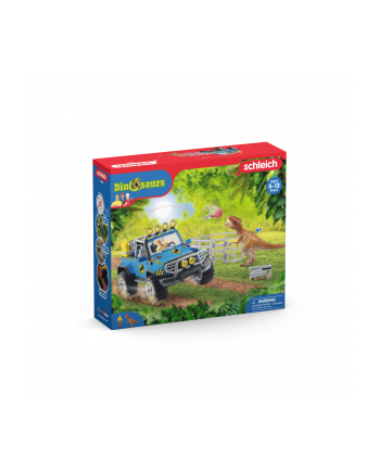 Schleich Off-road vehicle with dinosaur outpost, play figure