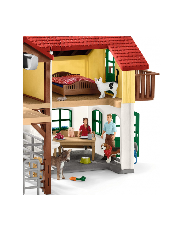 Schleich Farm World Farmhouse with stable and animals, play figure główny