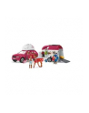 Schleich Horse Club adventures with car and horse trailer, toy figure - nr 45