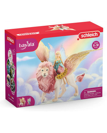 Schleich Bayala Elf on winged lion, toy figure
