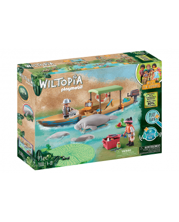 Playmobil 71010 Wiltopia - boat trip to the manatees, construction toy