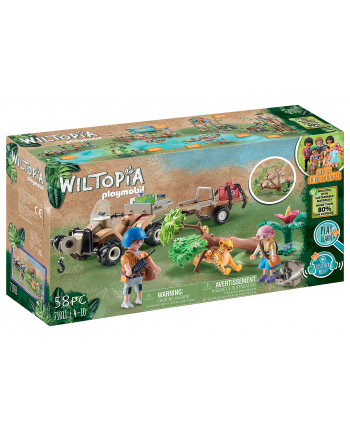 Playmobil 71011 Wiltopia Animal Rescue Quad Construction Toy