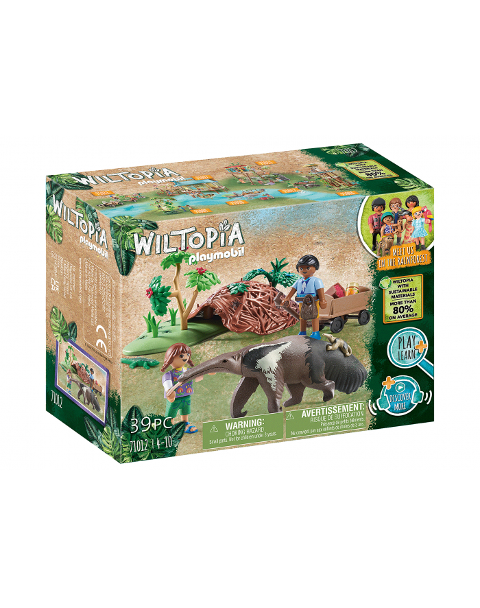 Playmobil 71012 Wiltopia - anteater care, construction toy główny