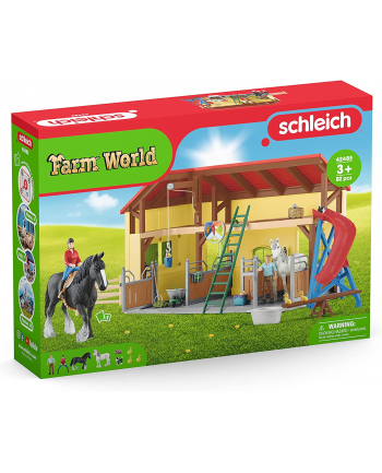 Schleich Farm World horse stable, play figure