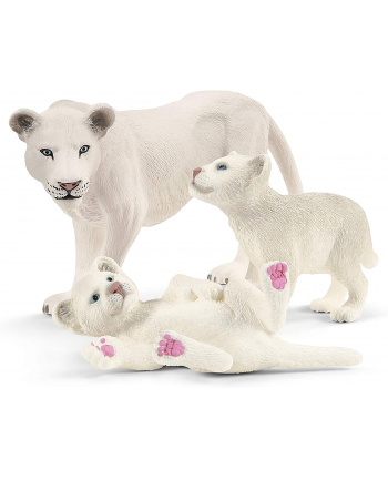 Schleich Wild Life mother lion with babies, toy figure