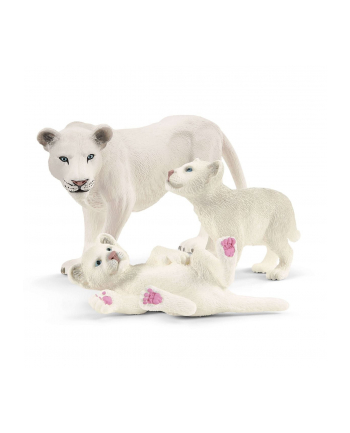 Schleich Wild Life mother lion with babies, toy figure