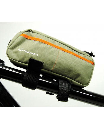 Birzman Packman Travel, bicycle basket/bag (olive green/orange, top tube bag, 0.8 liters)