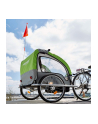 fischer die fahrradmarke FISCHER bicycle childrens bicycle trailer comfort (green/grey) - nr 12