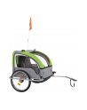 fischer die fahrradmarke FISCHER bicycle childrens bicycle trailer comfort (green/grey) - nr 1