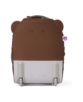Affenzahn children's suitcase Affenzahn, trolley (dark brown/light brown)