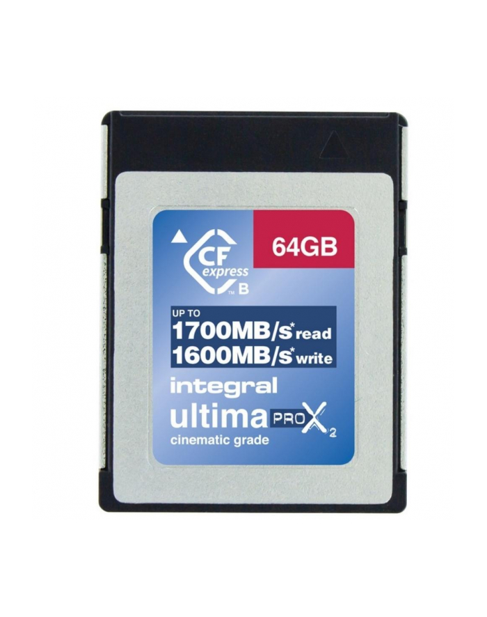 Karta pamięci INTEGRAL CFexpress Cinematic Typ B 2.0 64GB główny