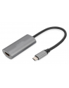 Kabel adapter graficzny DIGITUS USB Typ C na HDMI 8K 30Hz aluminiowy 0,2m - nr 1