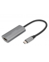 Kabel adapter graficzny DIGITUS USB Typ C na HDMI 8K 30Hz aluminiowy 0,2m - nr 2