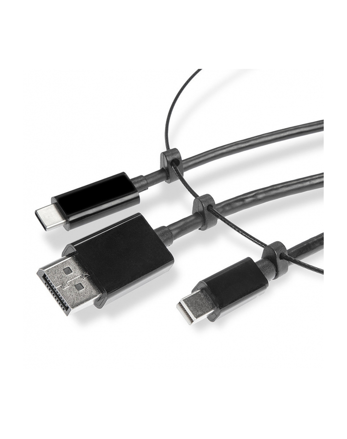 LINDY KONWERTER DISPLAYPORT, HDMI, MINI DISPLAYPORT, USB-C™  38304, [3X ZŁĄCZE MĘSKIE DISPLAYPORT, ZŁĄCZE MĘSKIE MINI-DISPLAYPORT, ZŁĄCZE MĘSKIE USB-C główny