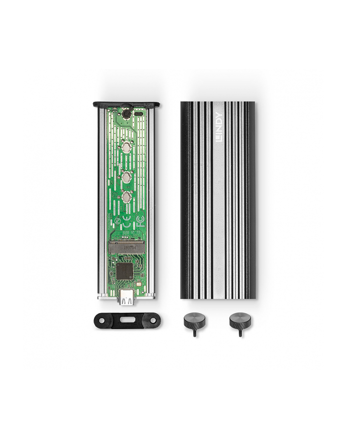 Lindy 43318 Obudowa do dysku SSD M.2 NVMe USB-C 3.2 Gen 2x2 główny