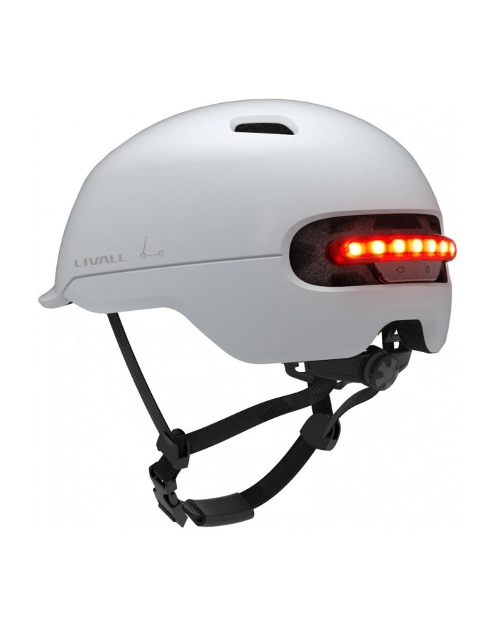 Kask rowerowy miejski Livall C20 LED/SOS 54-58cm główny