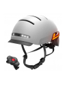 Kask rowerowy miejski Livall BH51M Neo BT/LED/SOS 57-61cm szary - nr 1