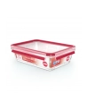 Emsa CLIP ' CLOSE glass food storage container 2.0 liters (transparent/red, rectangular) - nr 6
