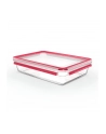 Emsa CLIP ' CLOSE glass food storage container 3.0 liters (transparent/red, rectangular) - nr 2