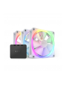 NZXT F120 RGB 3-pack RGB Controller - White (RFR12TFW1) - nr 2