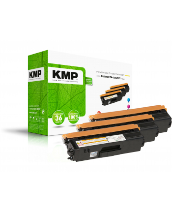 Kmp Toner, zestaw Zamiennik Brother TN-325C, TN-325M, TN-325Y, TN325C, TN325M, TN325Y Cyjan, Magenta, Żółty 3500 Seiten B-T38 CMY (BT38CMY)