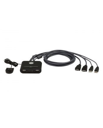 Aten Przełącznik 2 Portowy Usb Vga Fhd Hdmi Kvm Switch (Cs22Hfat)