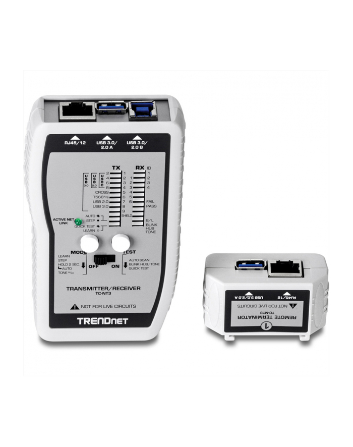TRENDNET  KABELTESTER MIT TASCHE VDV & USB BIS ZU 300M -  (TCNT3) główny
