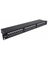 Intellinet PATCH PANEL 24 PORT CAT6A, STÍNĚNÝ FTP, CZARNY (0000050887) - nr 16