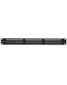 Intellinet PATCH PANEL 24 PORT CAT6A, STÍNĚNÝ FTP, CZARNY (0000050887) - nr 17