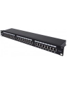 Intellinet PATCH PANEL 24 PORT CAT6A, STÍNĚNÝ FTP, CZARNY (0000050887) - nr 19