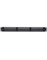 Intellinet PATCH PANEL 24 PORT CAT6A, STÍNĚNÝ FTP, CZARNY (0000050887) - nr 3