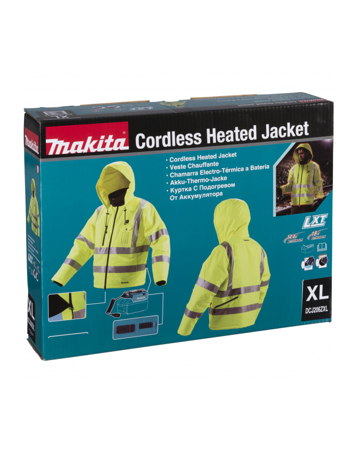 Makita Dcj206Z GXl Yellow Akku Thermo Jacket główny