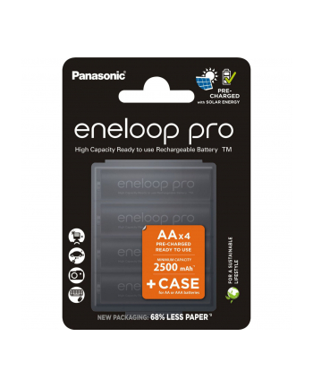 4 x akumulatory Panasonic Eneloop AA/R6 + Box [2000 mAh] nr 1