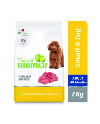 Trainer Natural Small and Toy Adult wołowina i ryż 7kg