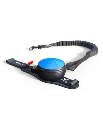 Lishinu Smycz Bungee Blue Czarna M 8-12kg