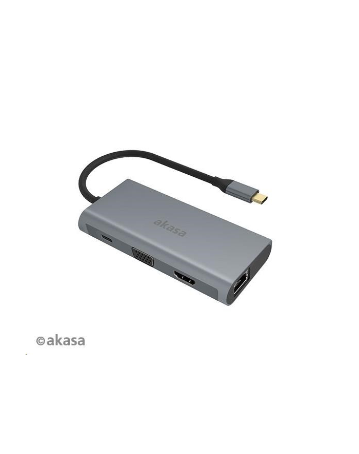 AKASA ADAPTER USB TYPE-C 9-IN-1 DOCK (PD TYPE-C, HDMI, VGA, 3 X (57097) główny