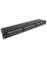 Intellinet PATCH PANEL 24 PORT CAT6A, STÍNĚNÝ FTP, CZARNY (0000050887) - nr 17