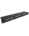 Intellinet PATCH PANEL 24 PORT CAT6A, STÍNĚNÝ FTP, CZARNY (0000050887) - nr 21