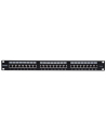 Intellinet PATCH PANEL 24 PORT CAT6A, STÍNĚNÝ FTP, CZARNY (0000050887) - nr 22