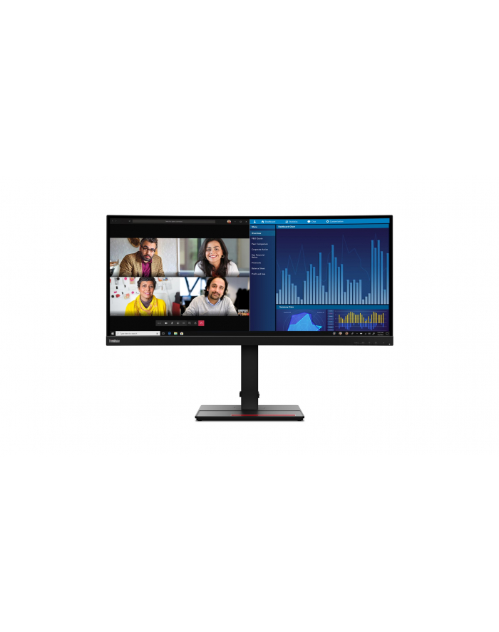 Lenovo ThinkVision P34w-20 Czarny (62DCRAT3EU) główny